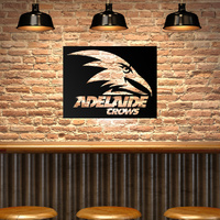 Adelaide Crows AFL Team Metal Wall Art