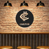 Carlton Blues AFL Team Metal Wall Art