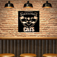 Geelong Cats AFL Team Metal Wall Art