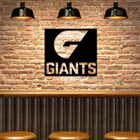 Greater Western Sydney Giants AFL Team Metal Wall Art