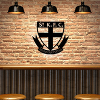 St Kilda Saints AFL Team Metal Wall Art