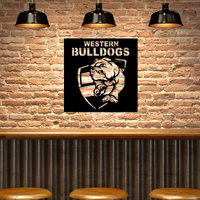 Western Bulldogs AFL Team Metal Wall Art