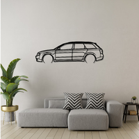 Audi A4 Avant Silhouette Metal Wall Art