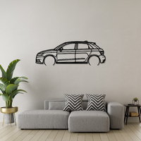 Audi Ai Sportback Silhouette Metal Wall Art