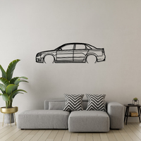 Audi AS4 Silhouette Metal Wall Art