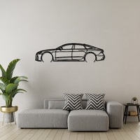 Audi AS7 Silhouette Metal Wall Art