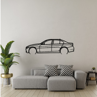 BMW 328I Silhouette Metal Wall Art