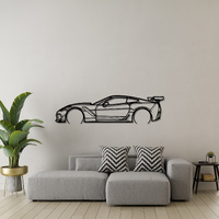 Chevrolet C7 Corvette 2Ri Silhouette Metal Wall Art