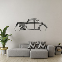 Highboy Silhouette Metal Wall Art