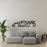 Koenigsegg Jesko Silhouette Metal Wall Art