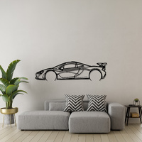 Mclaren I5 Pi Silhouette Metal Wall Art