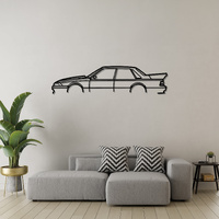 VL Walkinshaw Silhouette Metal Wall Art